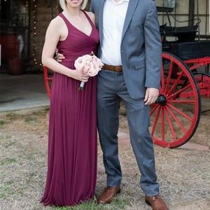 Bridesmaid Dress - Wine